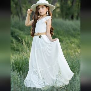 Joyfolie Girls Varvara Dress in Cream NWT 3 Available /2 Of Size 6 &1 Of Size 7